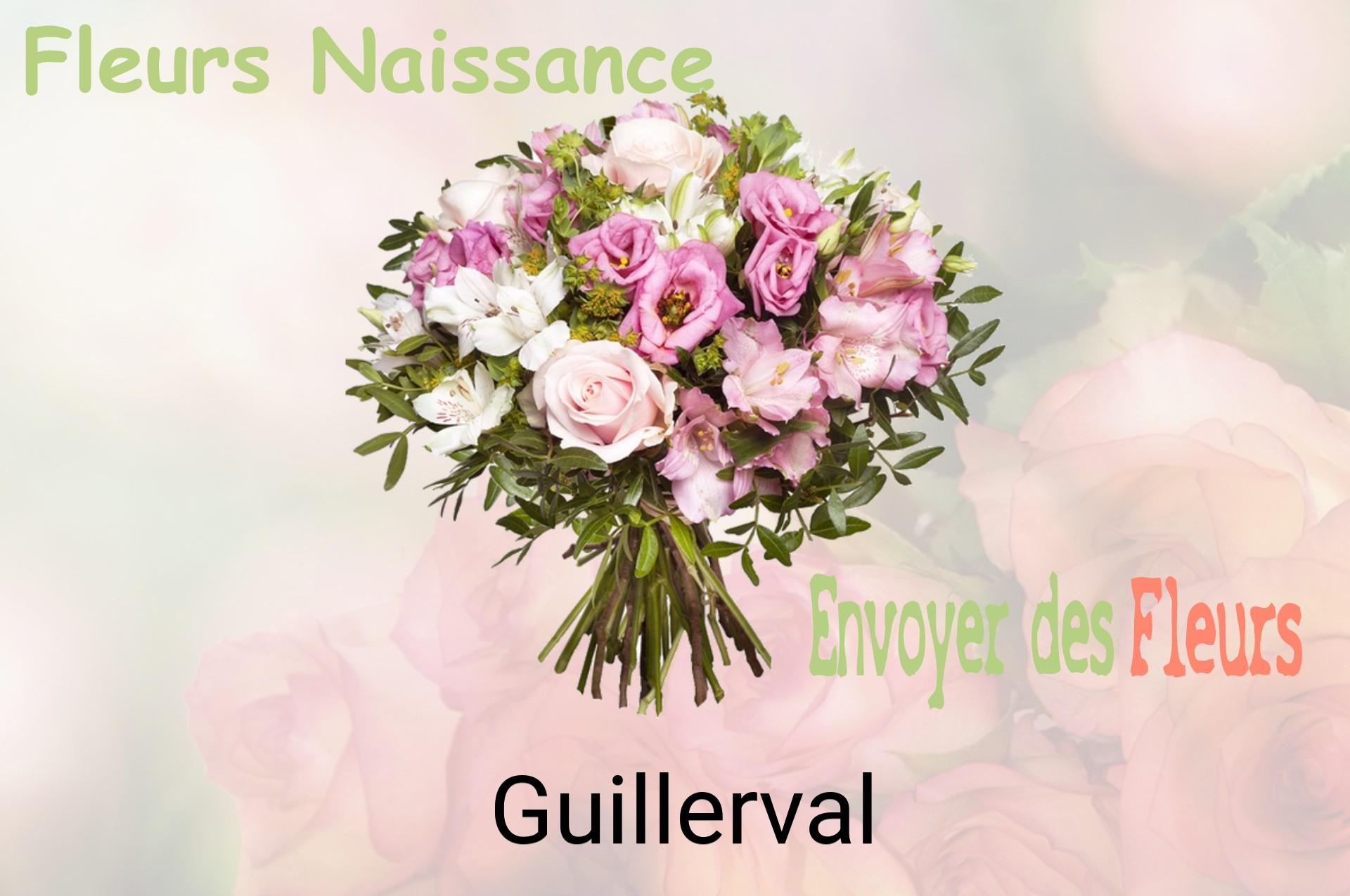 Bouquet de fleurs de naissance livré à Guillerval